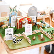 Tara Treasures Large Felt Farm Play Mat Playscape 80cm - My Playroom 