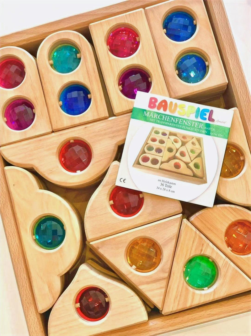 Bauspiel Fairy Tale Window Shapes - 36 Pieces 3yrs+ - My Playroom 