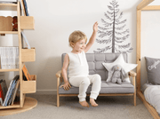 Bunny Tickles Mesasilla Revolving Book Shelf - Solid Wood Bookcase 60(D) x 105(H)cm - My Playroom 