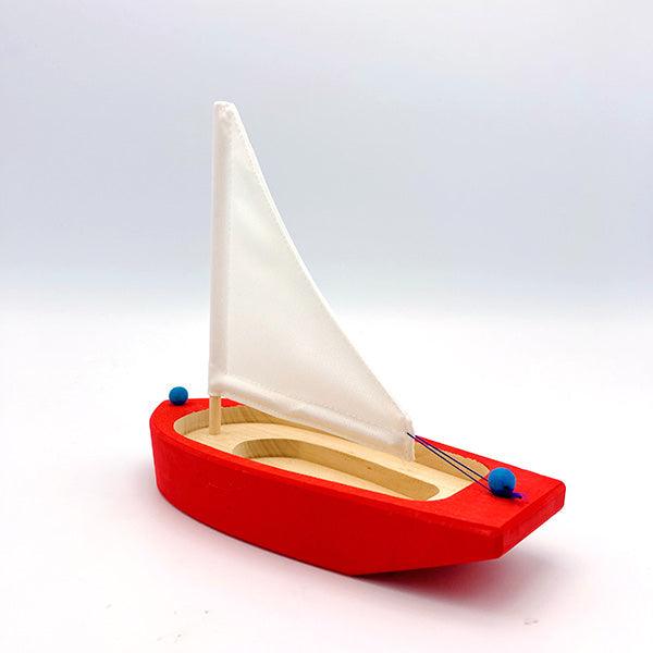 Gluckskafer Wooden Sailing Boat Each 22cm - My Playroom 