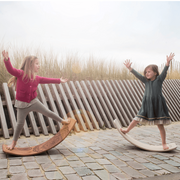 Wobbel Original Wool Felt Sky Balancing Board Original Wool Felt Sky - My Playroom 