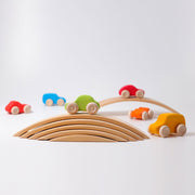 Grimm’s Colored Wooden Cars 0m+ - My Playroom 