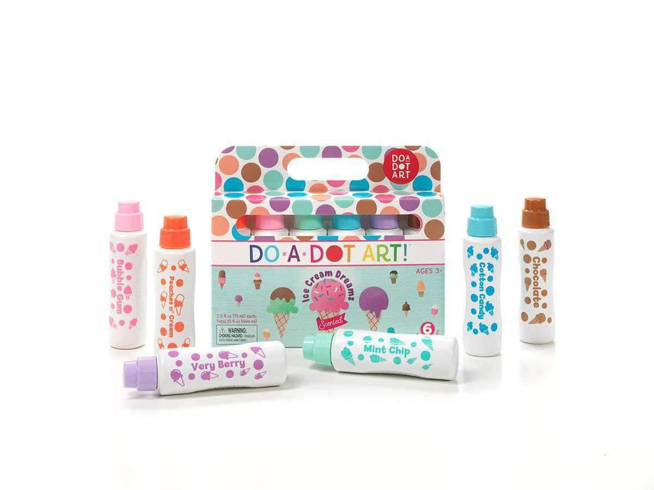 Do A Dot Art! Ice Cream Markers 6 Pack  3-103yrs - My Playroom 