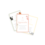 Mindful & Co Kids Yoga  A-Z Mindful Affirmation Cards 18m+ - My Playroom 