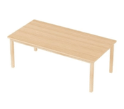 Montessori Furniture Lower Primary TABLE SET (6 - 9 Yrs) Beechwood - Table 120(L) x 60(W) x 59(H)cm, Chair 35cm(H) - My Playroom 