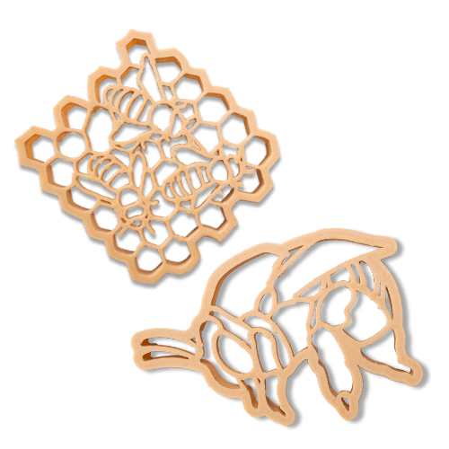 Kinfolk Pantry Teddy Bear Bee & Honey Comb Eco Cutter Set - My Playroom 