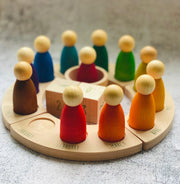 Grapat Perpetual Calendar with Nins (English) 12m+ - My Playroom 