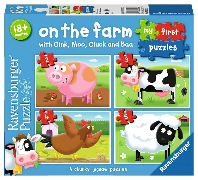 My First Puzzles of Farm Animals 18m+ - My Playroom 