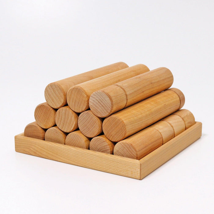Grimm’s Large Building Rollers Set Natural 3yrs+ - My Playroom 