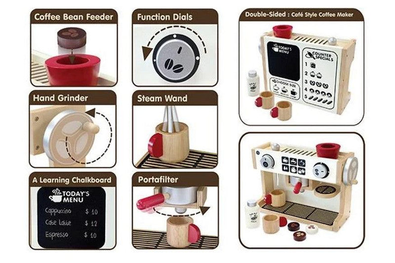 I'm Toy Little Barista's Coffee Maker 36m+ - My Playroom 