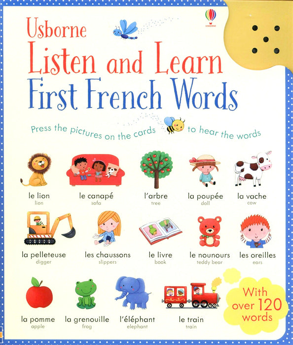 Listen and Learn First French Words (Audio Book) - My Playroom 