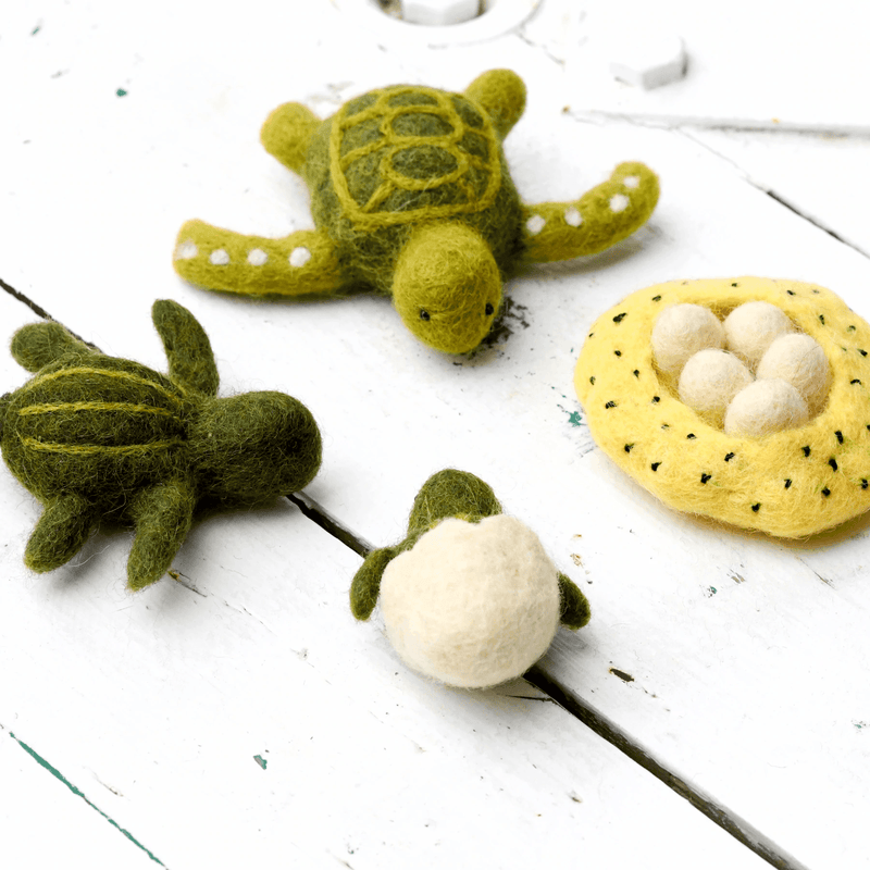 Tara Treasures Felt Life Cycle of Green Sea Turtle - My Playroom 