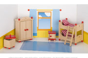 Goki Furniture for Flexible Puppets, Children’s Room with Bunk Bed 3yrs+ - My Playroom 