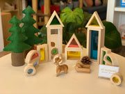 Rainbow Blocks Set of 24 - My Playroom 