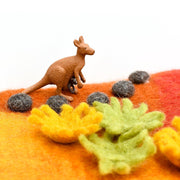 Tara Treasures Felt Australian Outback Earth Play Mat Playscape 35cm - My Playroom 