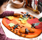 Tara Treasures Felt Australian Outback Earth Play Mat Playscape 35cm - My Playroom 