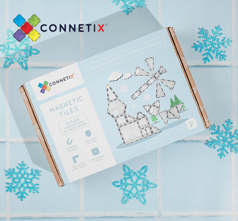 Connetix Clear Pack 34 Piece - My Playroom 