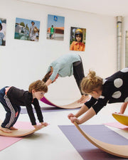 Wobbel Original Wool Felt Sky Balancing Board Original Wool Felt Sky - My Playroom 