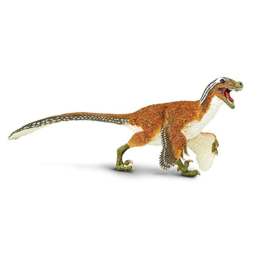 Feathered Velociraptor Figurine Large Dinosaur and Prehistoric World Collection - My Playroom 