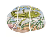 Life Cycle of a Frog Wooden Numbered Puzzle 4 Layers 4yrs+ By Beleduc - My Playroom 