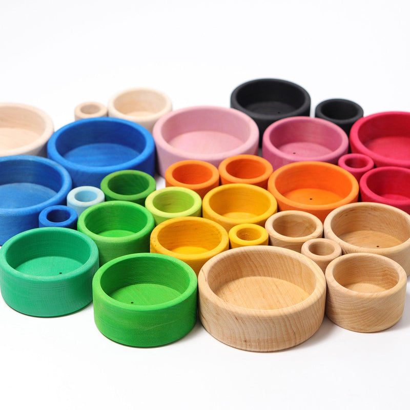 Grimm’s Set of Bowls Natural 12m+ - My Playroom 
