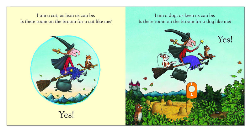 Room on the Broom: Push-Pull-Slide (Board Book) - My Playroom 