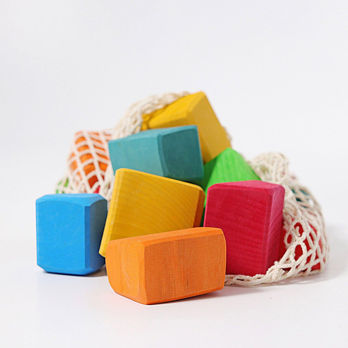 Grimm's Coloured Waldorf Blocks Baby Toys Building Blocks Baby Gifts I ...