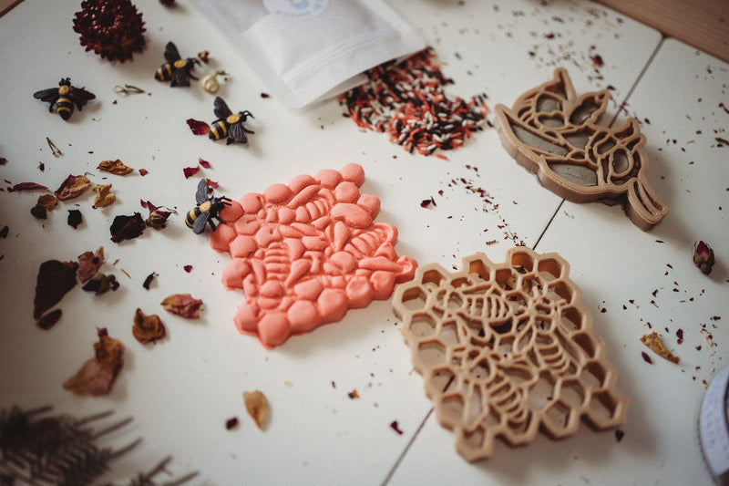 Kinfolk Pantry Teddy Bear Bee & Honey Comb Eco Cutter Set - My Playroom 