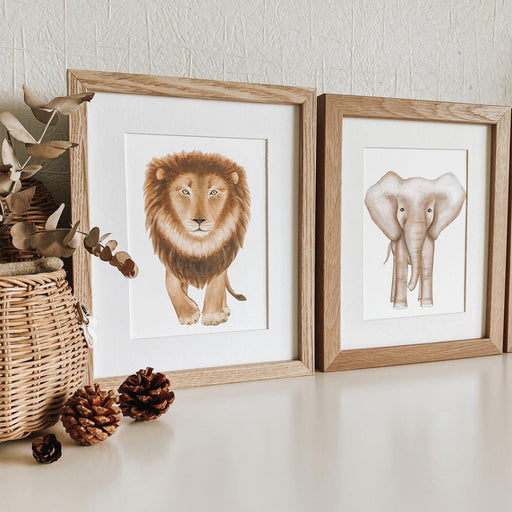 Jo Collier Lion Leroy Print A4 - My Playroom 