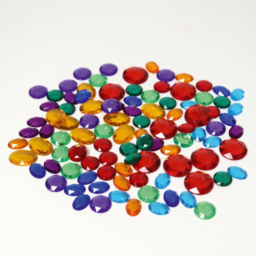 Grimm’s 100 Small Acrylic Glitter Stones 14yrs+ - My Playroom 