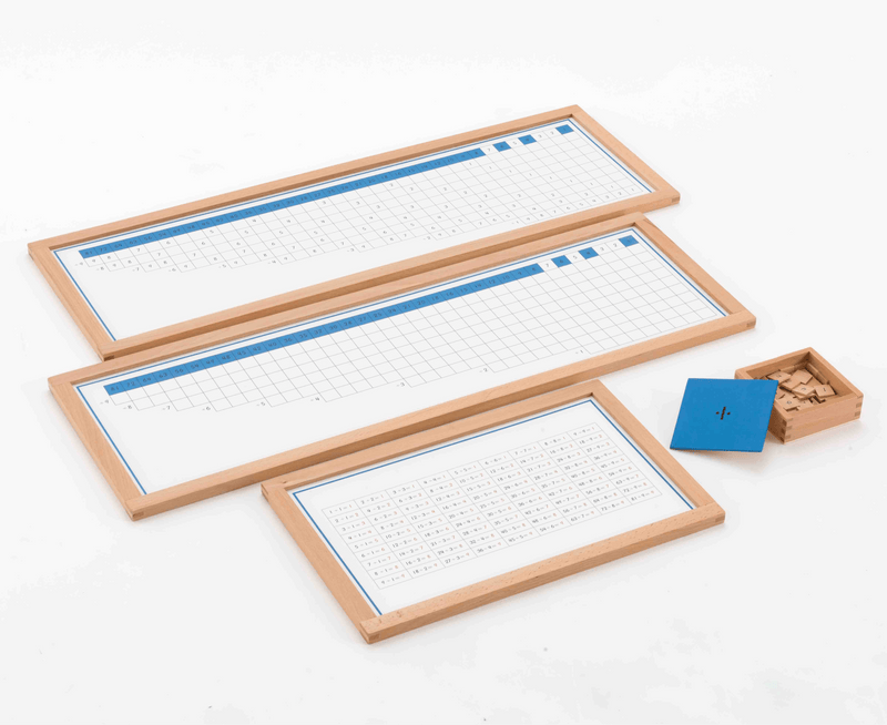 Montessori Division Working Charts - My Playroom 