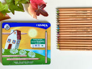 Lyra Colour Giant Pencils Unlacquered in a Tin - 18 Colours - My Playroom 