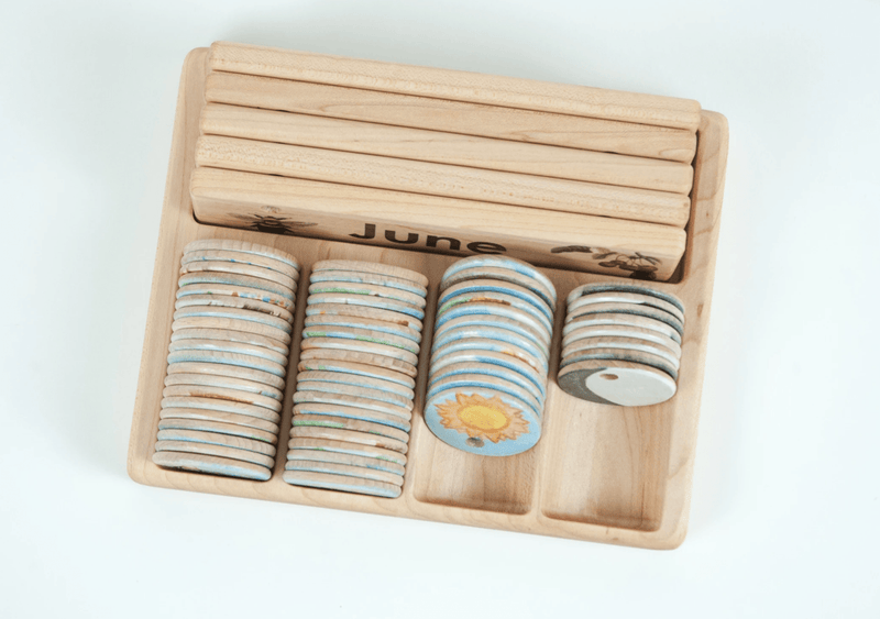 Bilingual Calendar English/Mandarin Treasures From Jennifer Rainbow Colour - My Playroom 