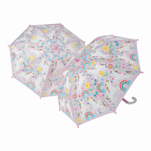 Floss & Rock Colour Changing Umbrella – Rainbow Unicorn - My Playroom 