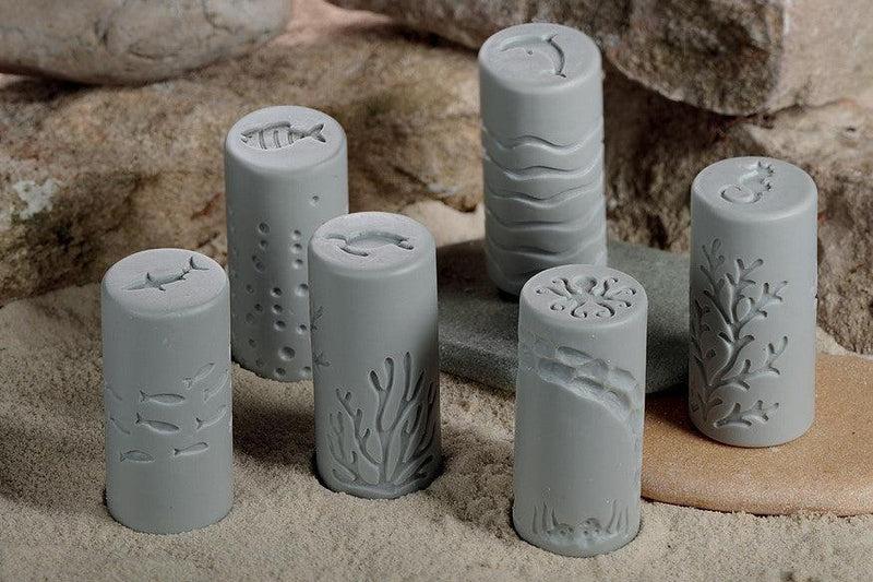 Yellow Door Let’s Roll Habitat Rolling Pin - Ocean Life For 2+ - My Playroom 