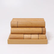 Grimm’s Large Building Rollers Set Natural 3yrs+ - My Playroom 