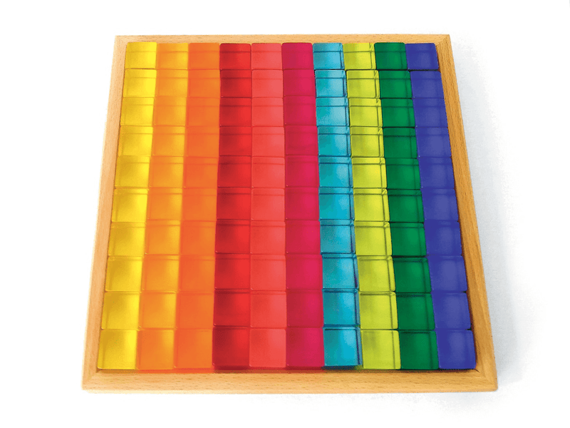 Bauspiel Lucite Cubes 100 Piece - My Playroom 