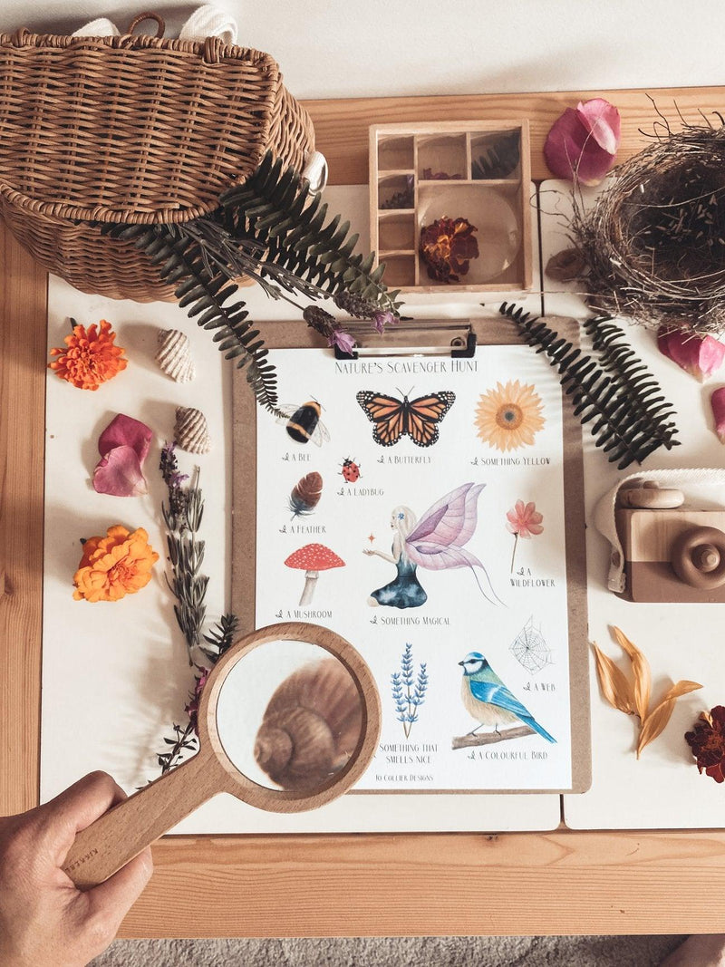 Jo Collier Nature's Scavenger Hunt Print A4 - My Playroom 