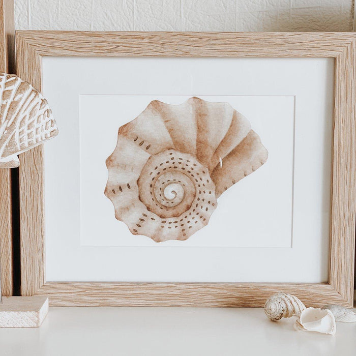 Jo Collier Whelk Shell Print A5 - My Playroom 