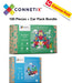 Connetix Rainbow MOVEABLE BUNDLE Creative Pack 100 Piece + Car Pack 24 Piece - My Playroom 