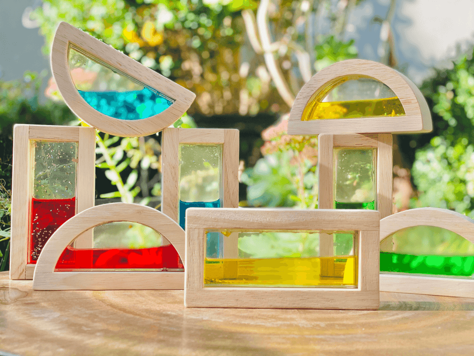 Guidecraft Rainbow Blocks – Shimmering Water - My Playroom 