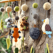 Tara Treasures Felt Nursery Cot Mobile Hanging - Australian Animals - My Playroom 
