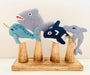 Tara Treasures Felt Ocean & Sea Creatures Finger Puppet Set of 4 - My Playroom 