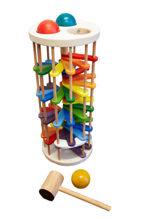 Qtoys Pound A Ball Tower 12m+ - My Playroom 