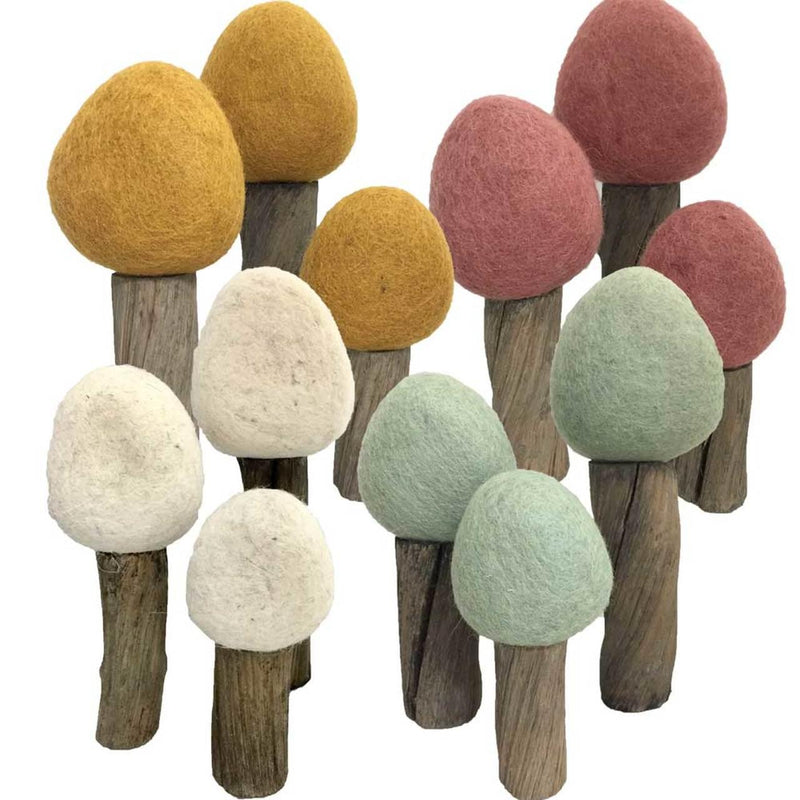 Papoose Earth Forest Trees Set of 12 - My Playroom 