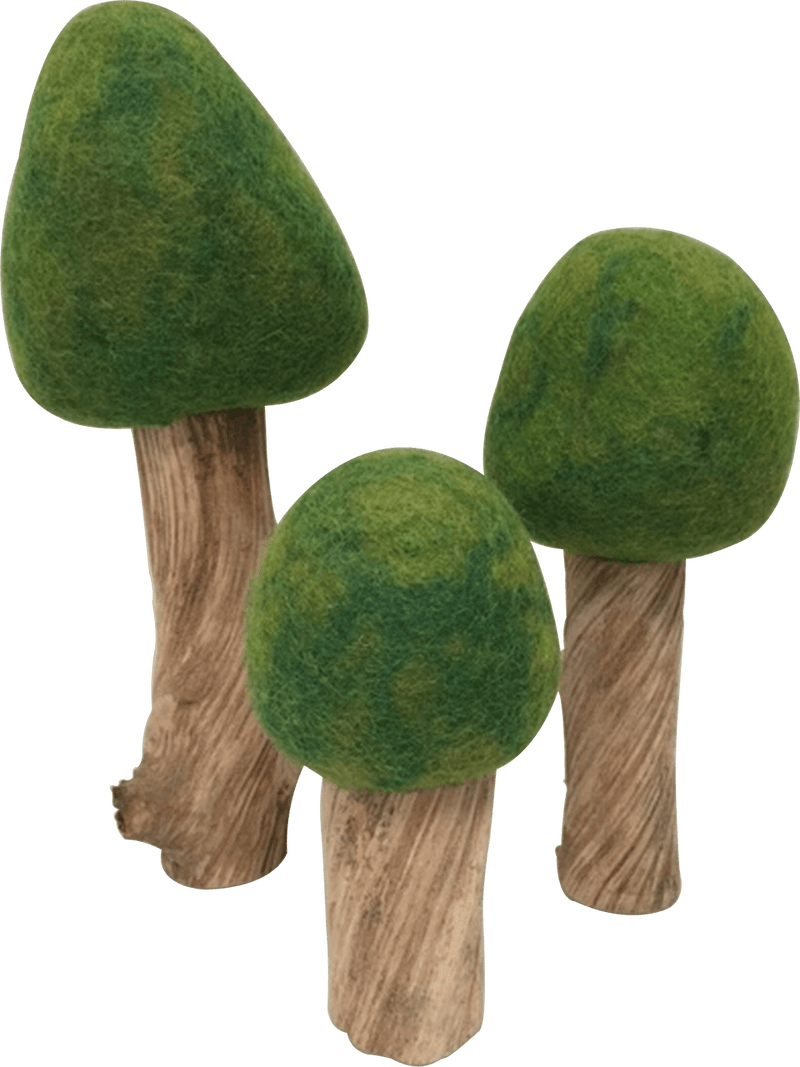Papoose Four Season Felt Trees Set of 12 - My Playroom 