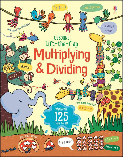 Lift the Flap: Multiplying And Dividing (Board Book) - My Playroom 
