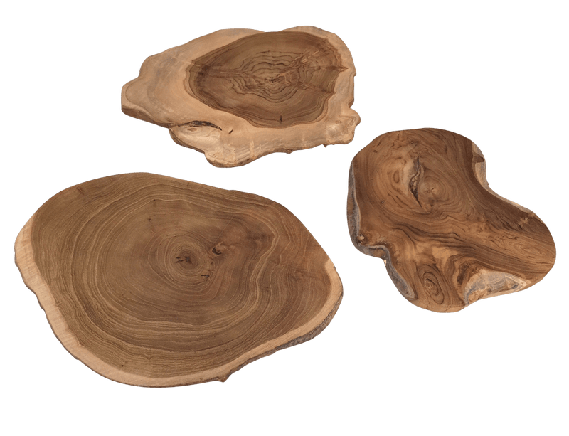 Natural Playdough Board Teak Wood - My Playroom 