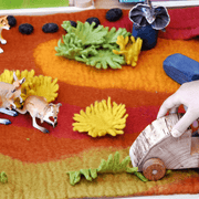 Tara Treasures Large Felt Australian Outback Play Mat Playscape 80cm - My Playroom 