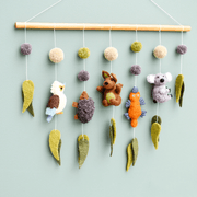 Tara Treasures Felt Nursery Cot Mobile Hanging - Australian Animals - My Playroom 